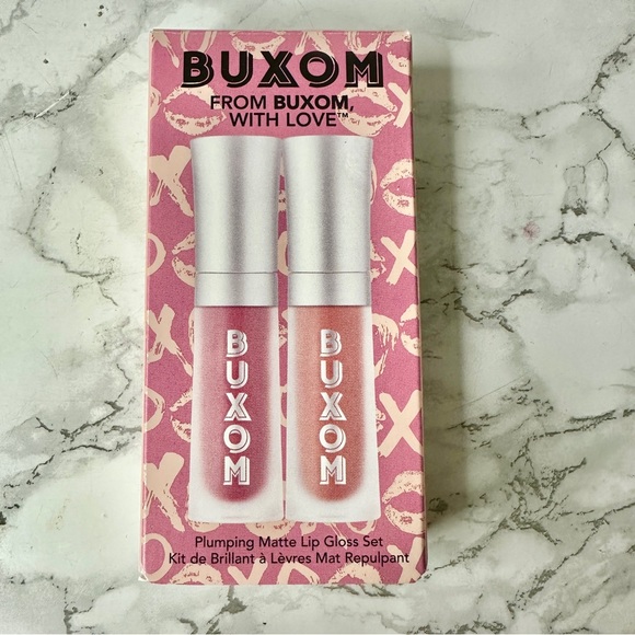 Buxom, With Love Plumping Matte Lip Gloss Set NIB - Picture 2 of 9
